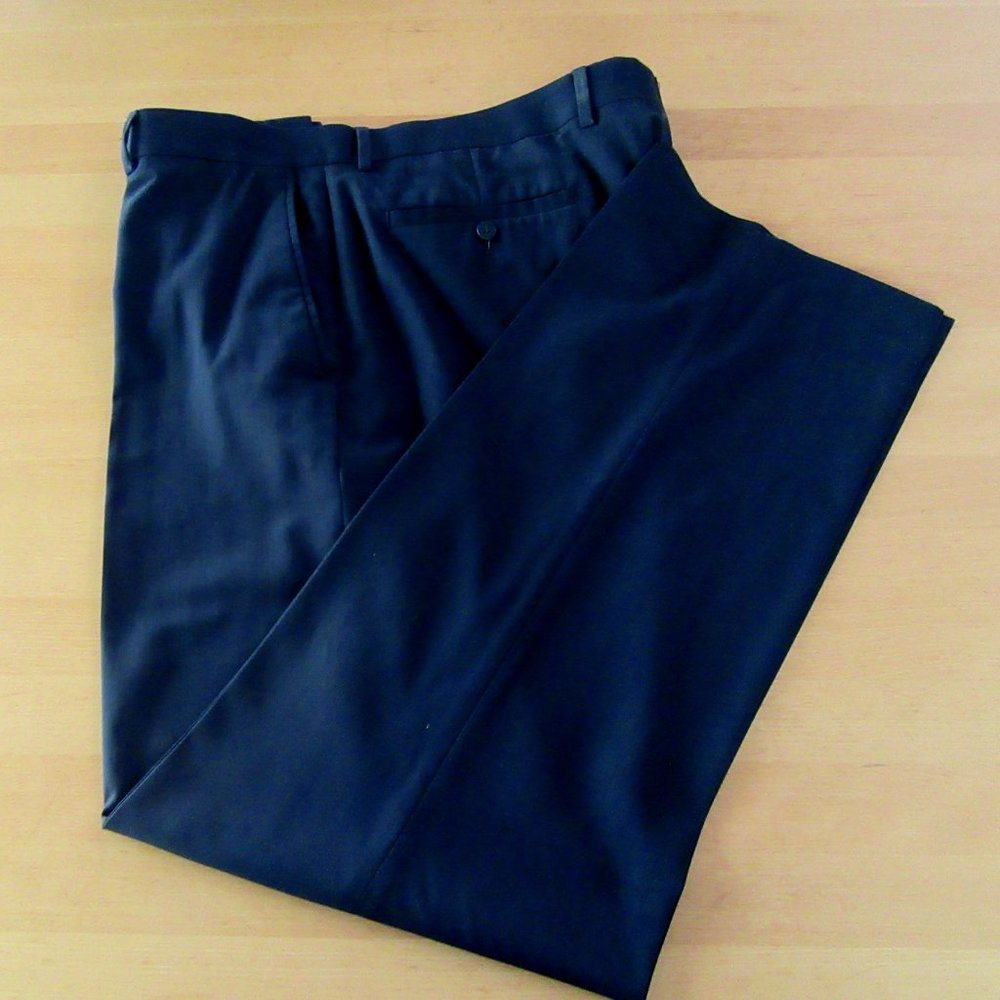 Mens Louis Raphael black dress pants 38/32  - business - evening